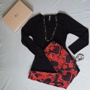 GORGEOUS tall & curvy Lularoe Valentine's leggings